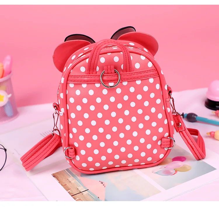 Новый рюкзак на плечо с мультипликационным принтом Disney сумка для девочек в