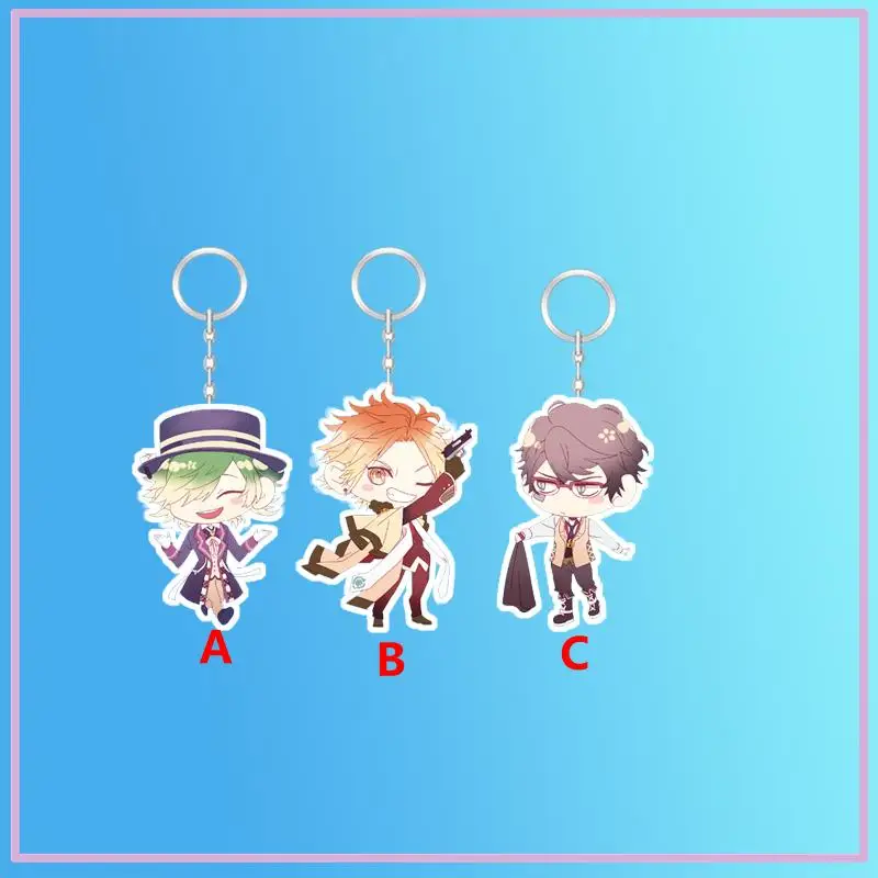 

Anime Keychain OZMAFIA caramia kyrie Acrylic Keyring strap Figure hanging accessories 6cm