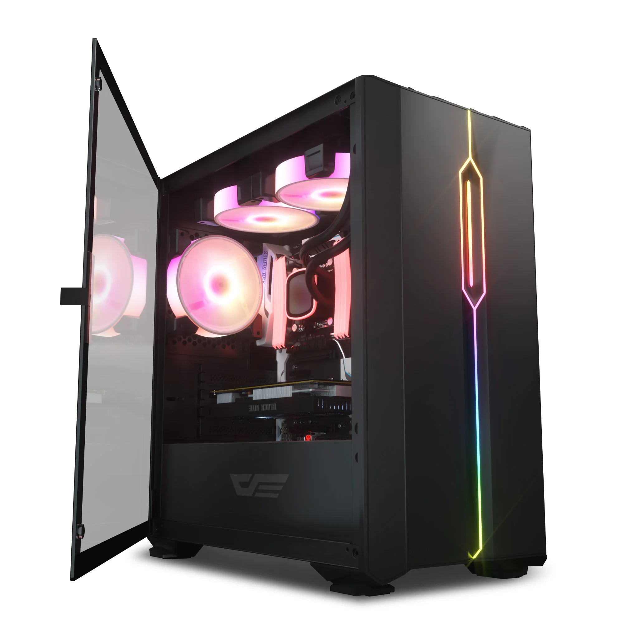 Чехол для настольного компьютера Aigo DLM23 gabinete pc gamer completo small mini matx/itx с водяным