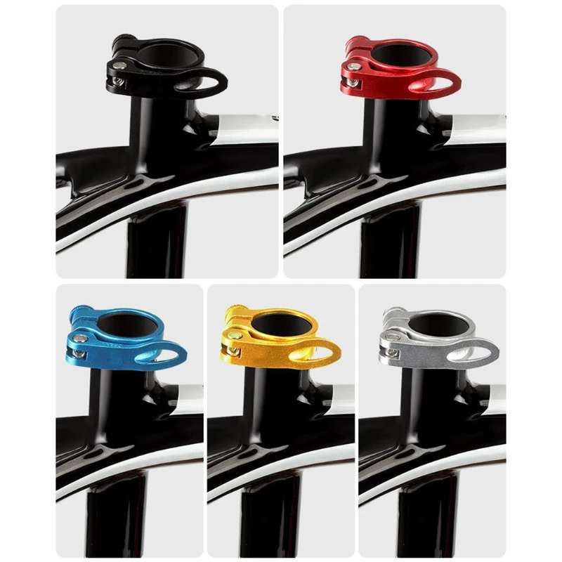 

Bicycle Seatpost Clamps Quick Release 31.8mm Alloy Mountain Road Bike Seat Tube Clamp Cycling Accessories