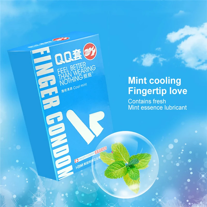 Удовольствие более 10 шт. мятный палец Презервативы G Spot вибратор ультра тонкий