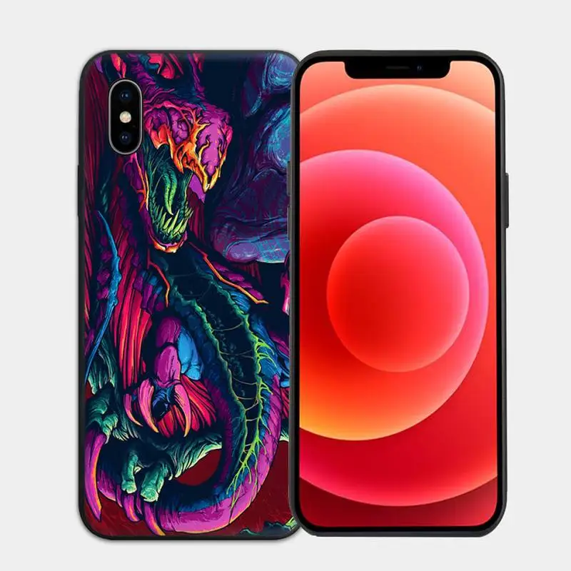 

Hyper Beast Cs go Soft Rubber Phone Case for iphone 6s 7 8 plus xr xs 11 12pro max mini case