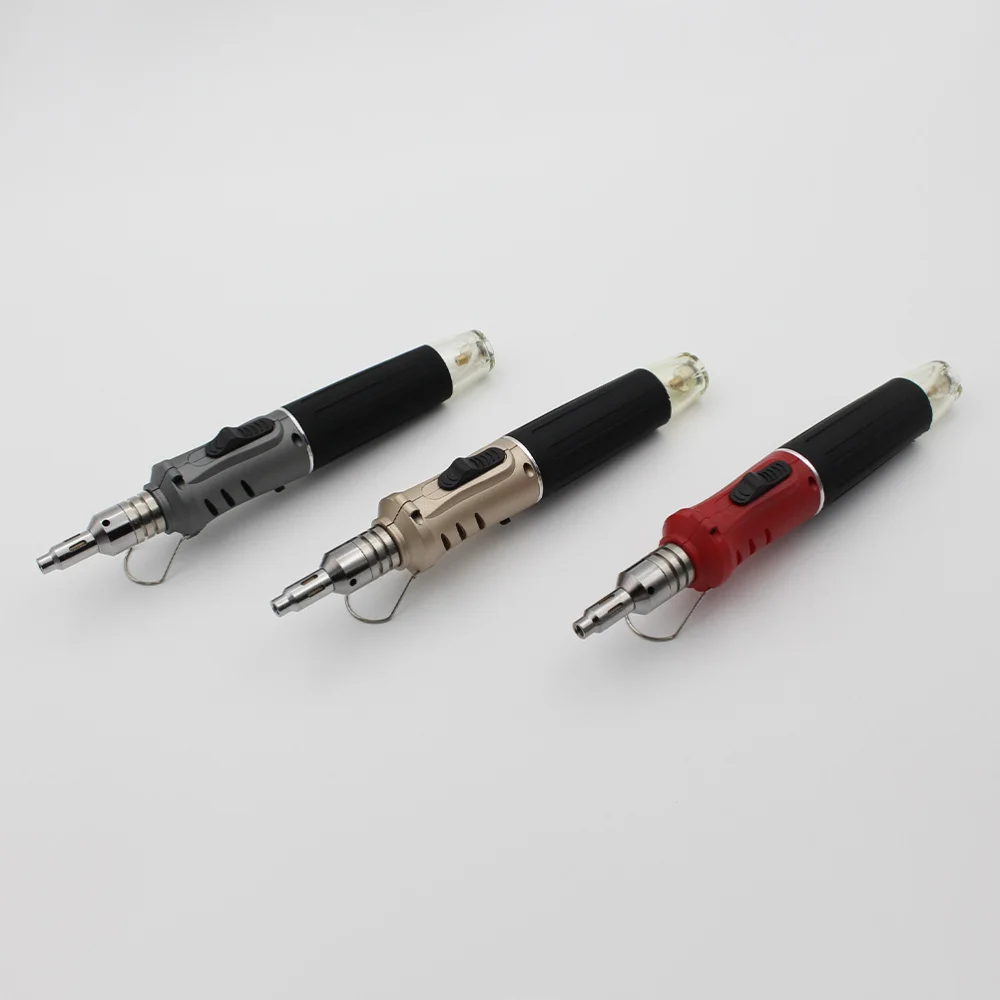 

Self-igniting Mutifunctional 10-in-1 Cordless Gas Soldering Iron Kit Welding Torch Kit Tool (Red)