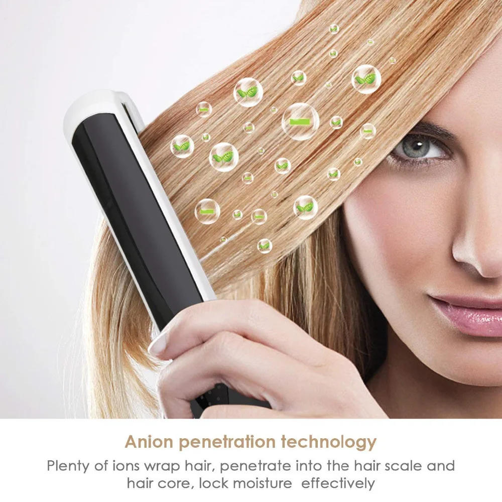 2019 профессиональные 2 в 1 портативные щипцы для завивки волос выпрямитель утюжок