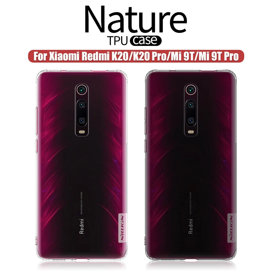 Для Xiaomi mi 9T Pro чехол Nillkin серии Nature прозрачный мягкий TPU для Redmi K20 mi9T Чехол |