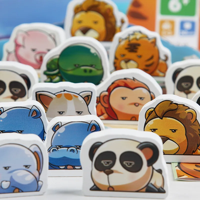 

Wonderful island children's spatial thinking Sudoku game animal group training hot selling toy board game