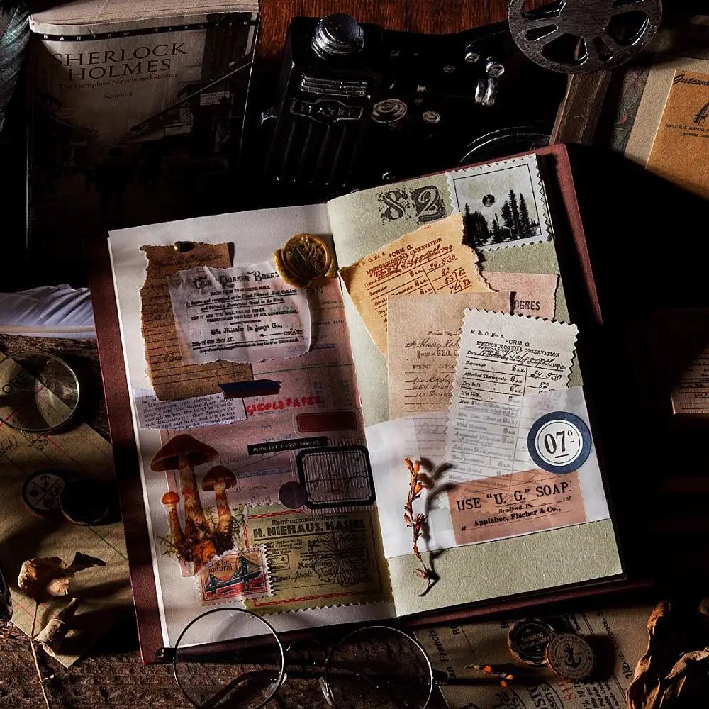 Винтажная марка для билета в Атлантик DIY Деревянные и резиновые штампы