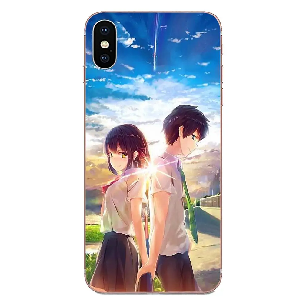 For Galaxy Grand A3 A5 A7 A8 A9 A9S On5 On7 Plus Pro Star 2015 2016 2017 2018 Soft Cellphone Transparent Your Name Japan Anime | Мобильные