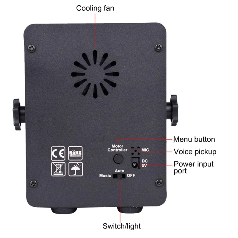 Диско лазерный светильник RGB проектор s DJ световой эффект для продажи