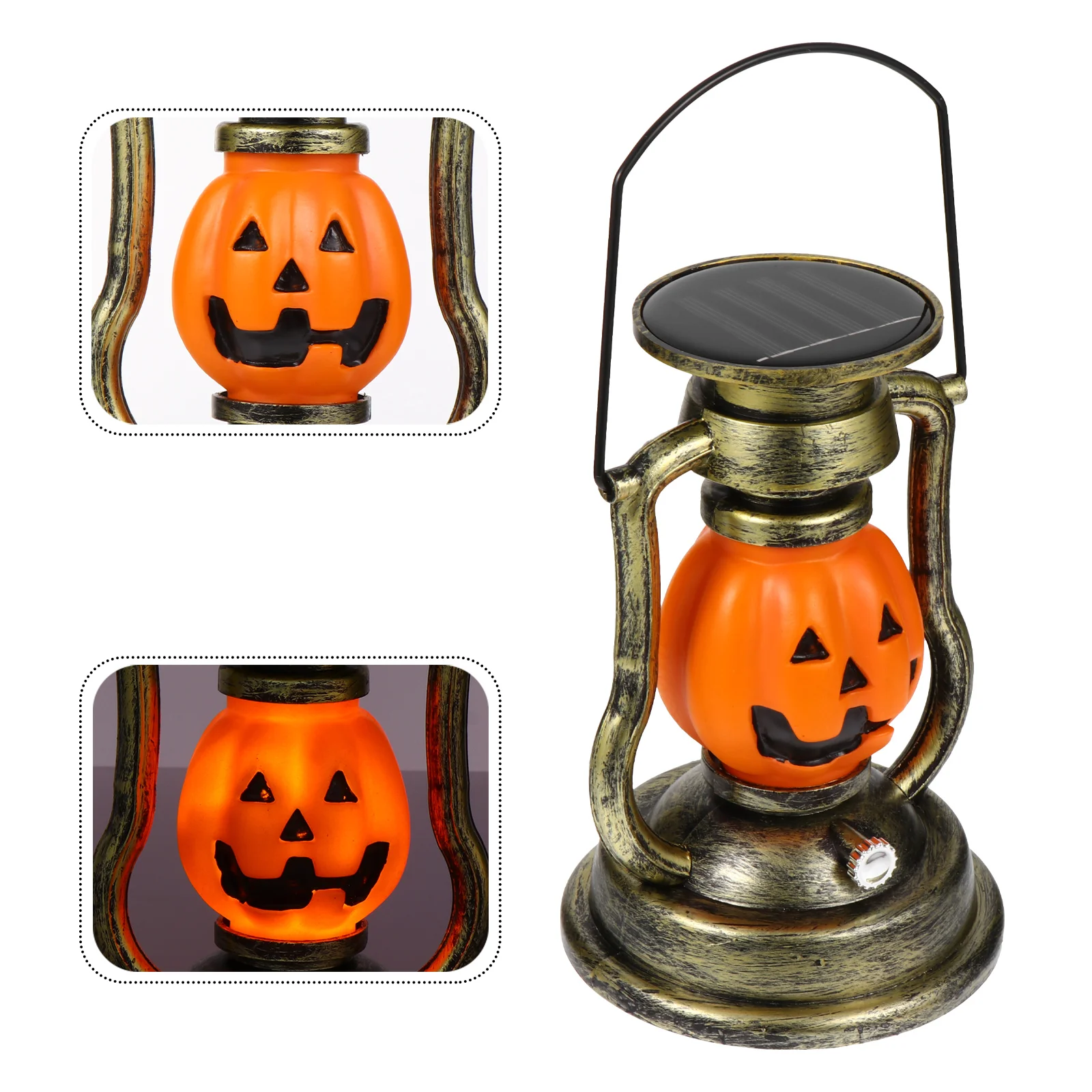 

Pumpkin Kerosene Lamp Garden Lamp Vintage Solar Lamp Household Light