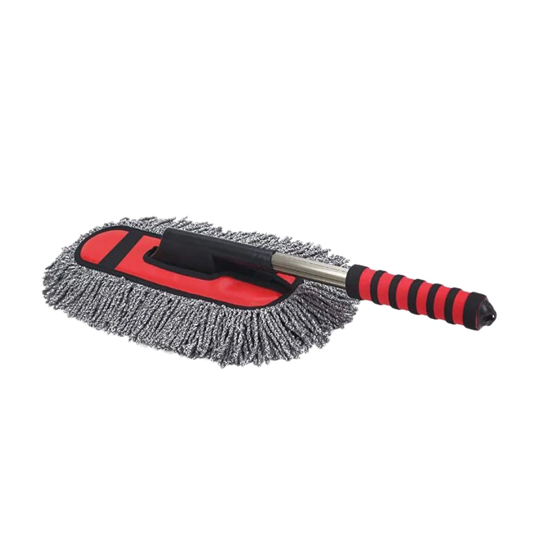 

Telescopic Wax Tow Microfiber Car Wash Brush, Dust-Free Car Wash Mop, Profession Telescopic and Detachable Handle