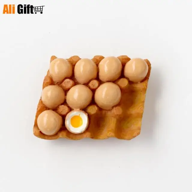 Европейские яйца сыр молоко завтрак магнитная паста 3D холодильник магниты на