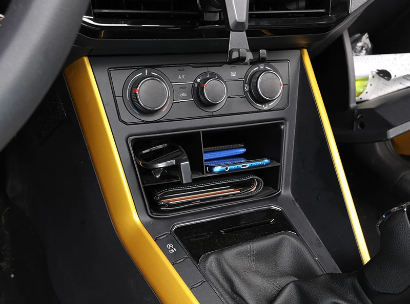 Коробка для хранения центральной консоли для VW POLO Plus GTI dashboard Tidying box Для VW аксессуары для POLO BLACK