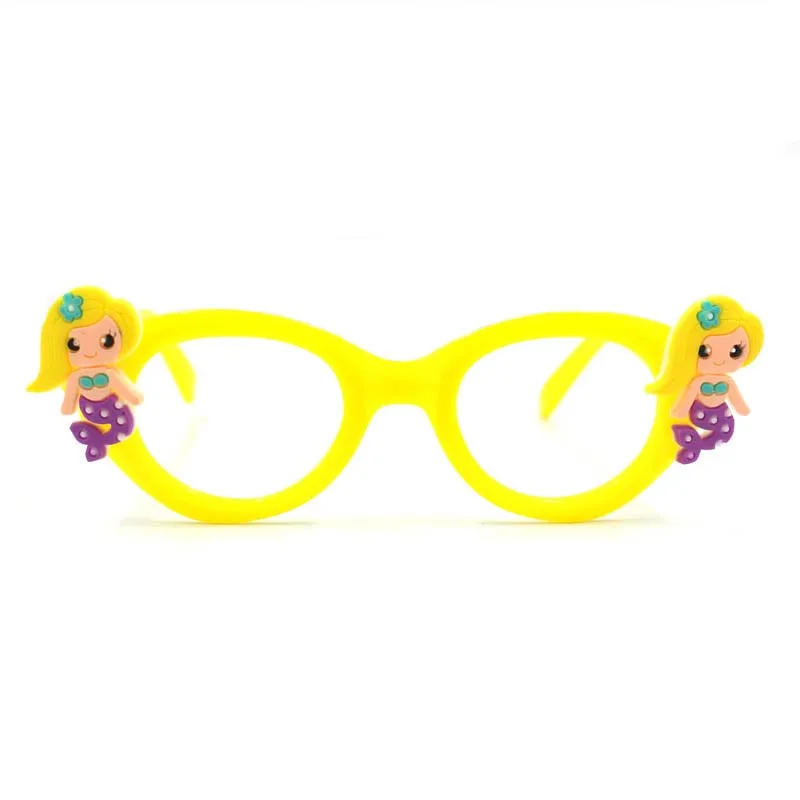 1pc glasses frame 4 Вечерние браслеты Русалочки с защелкой силиконовый браслет подарок на день рождения для детей Девочка Русалка забавная игрушка - Цвет: 1pc glasses frame 4