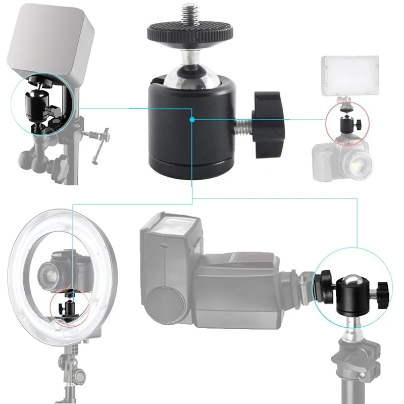 Поворотный мини штатив с шаровой головкой и поворотом на 360 градусов для цифровых