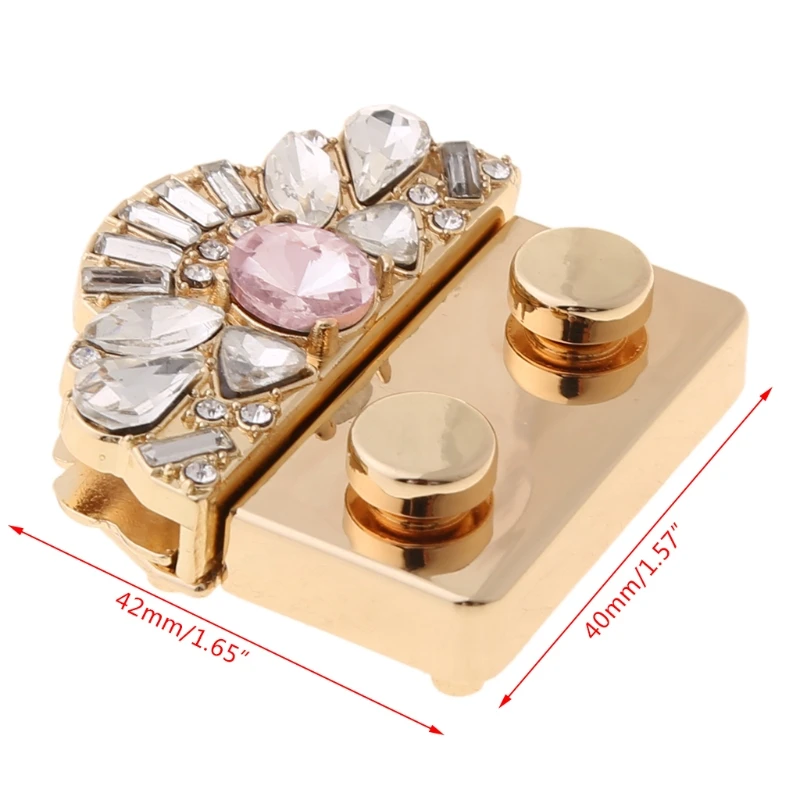 Новинка винтажная металлическая модная застежка 1 P с поворотным замком для