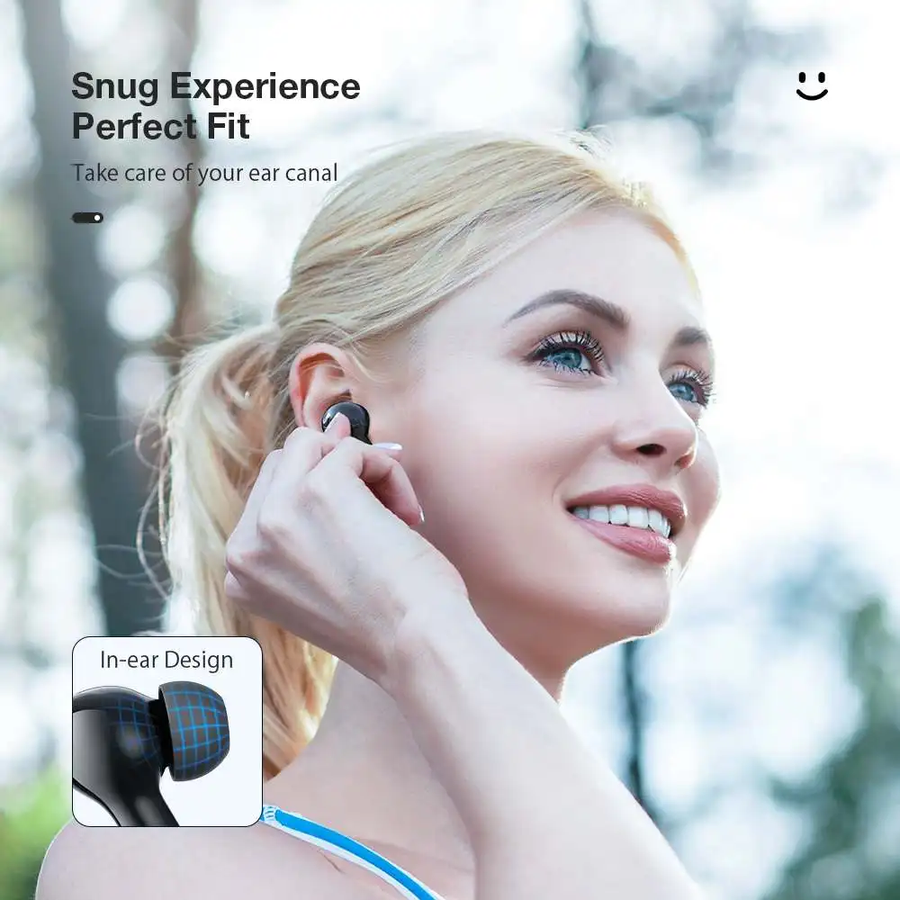 Bluetooth-наушники BlitzWolf AIRAUX 10 мм IPX4 |
