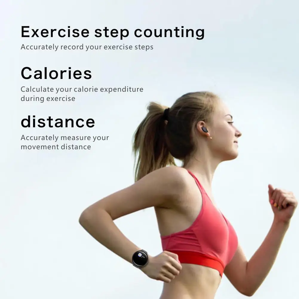 

TWS Smart Watch 2 In 1 Adjustable Bluetooth Headset Waterproof Bracelet Smart Watches For Men Women Smart Watch Portable Earbuds