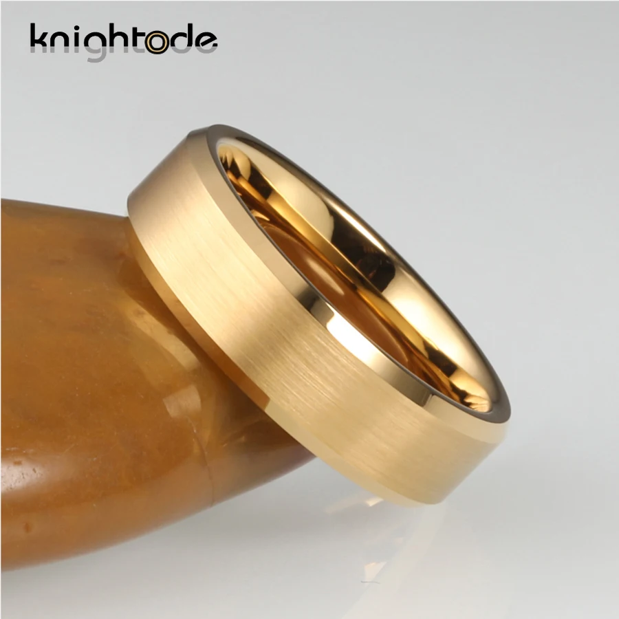 Обручальные кольца из карбида вольфрама 6 мм 8 мужские и женские обручальные