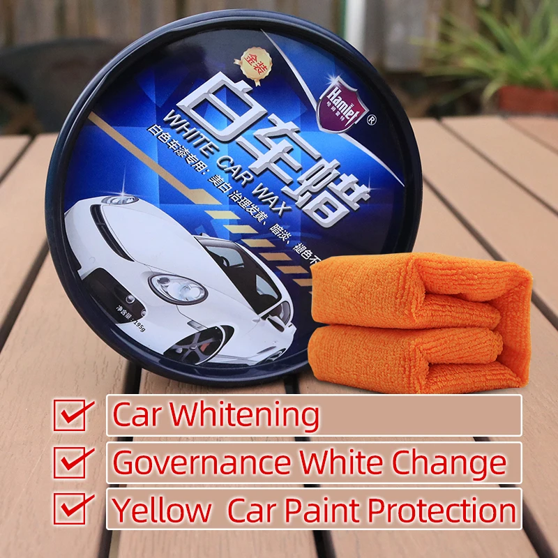 Белый автомобильный воск для кузова белый твердый автомобиля легок в