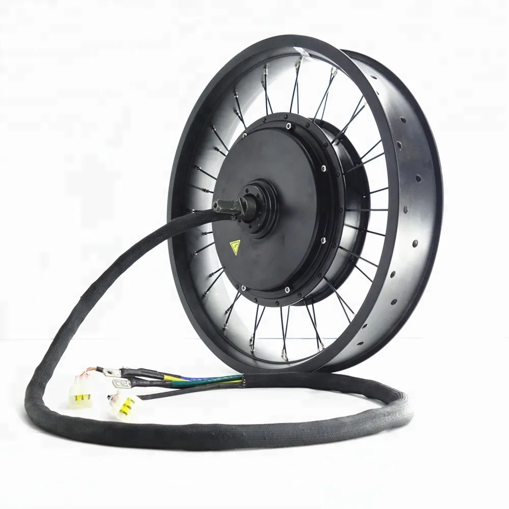 

20*4.0inch Fat Bike 72v 5000w electric bike kit hub motor kit with TFT colorful display