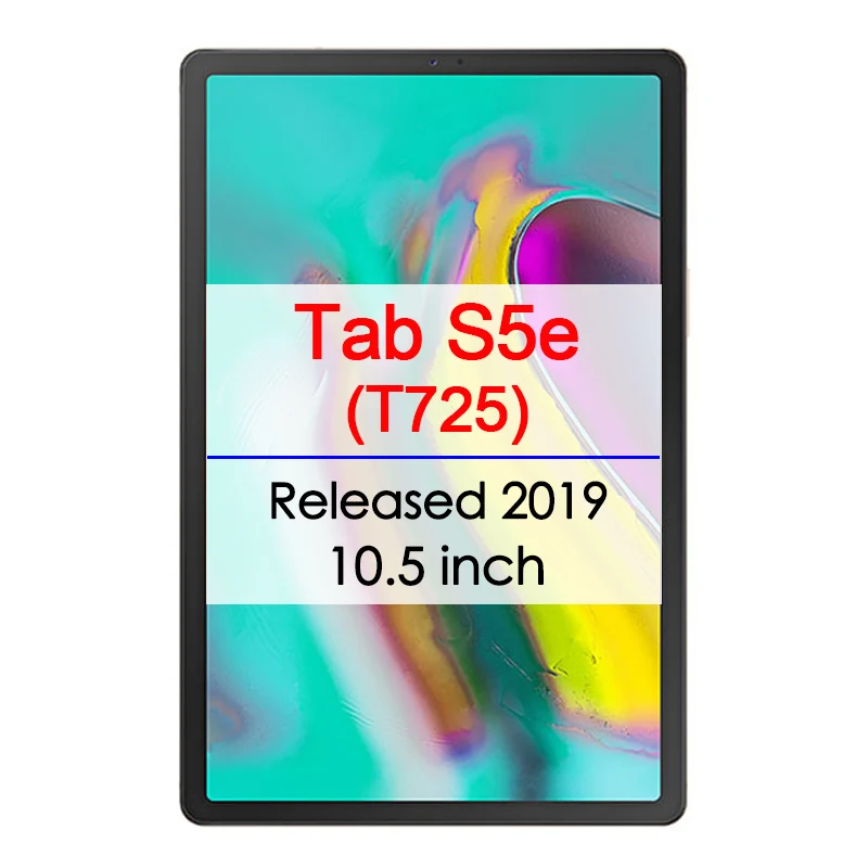 For Tab S5e T725 Планшет Защитное стекло для samsung Tab A 10,1 8,0 S5e 10,5 дюймовый защитный экран на Galaxy T725 T510 P205 Броня пленка - Цвет: For Tab S5e T725