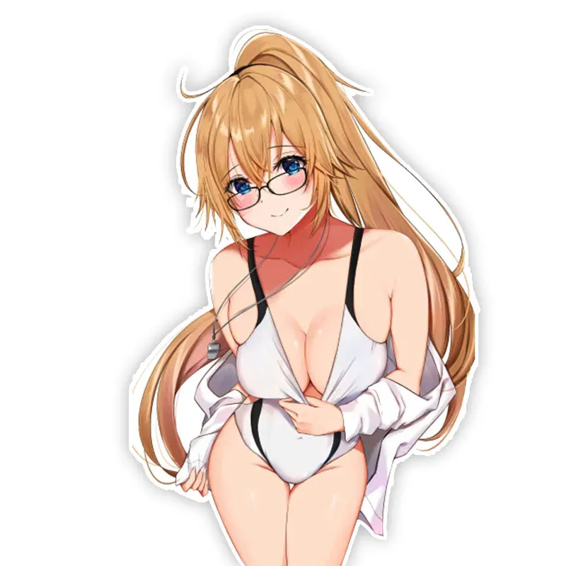 

CS-11036 #13 см 17 см аниме девочка стоячий наклейка пин-ап автомобиля Стикеры Водонепроницаемый Авто декоры на бампер Защита от солнца на заднее ...