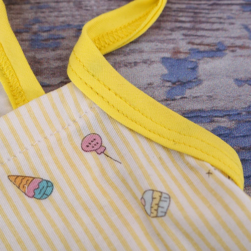 

Pet Dog Dress Summer Cool Dog Skirt Cute Cartoon Printed Dog Clothing Breathable Vest For Puppy Yorkshire Chihuahua Costume