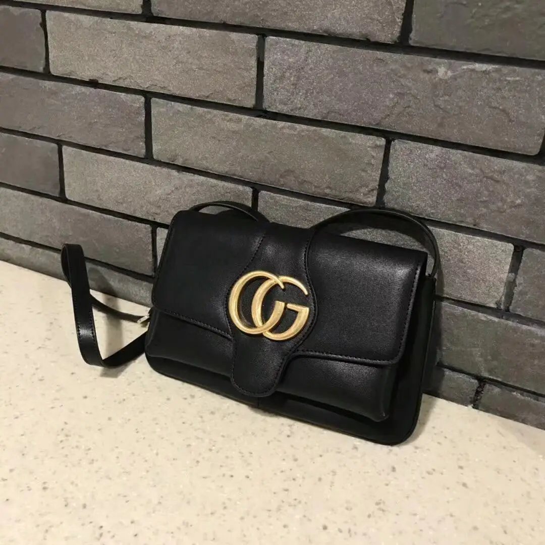 

2020 new trend casual women's bag leather one-shoulder oblique cross bag fashion cowhy physical belt LOGO designer handbags