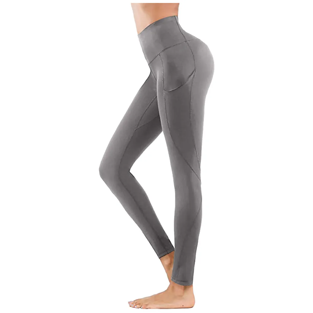 

Leggings Athletic Pocket Women Leggings Running Workout Out Fitness Sports Pants High Fitness Plus Size Pants