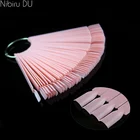 50 шт. секторные съемные накладные ногти, демонстрационная доска, акриловый УФ-лак, цветная карта для маникюра, Гель-лак для ногтей, набор инструментов для практики