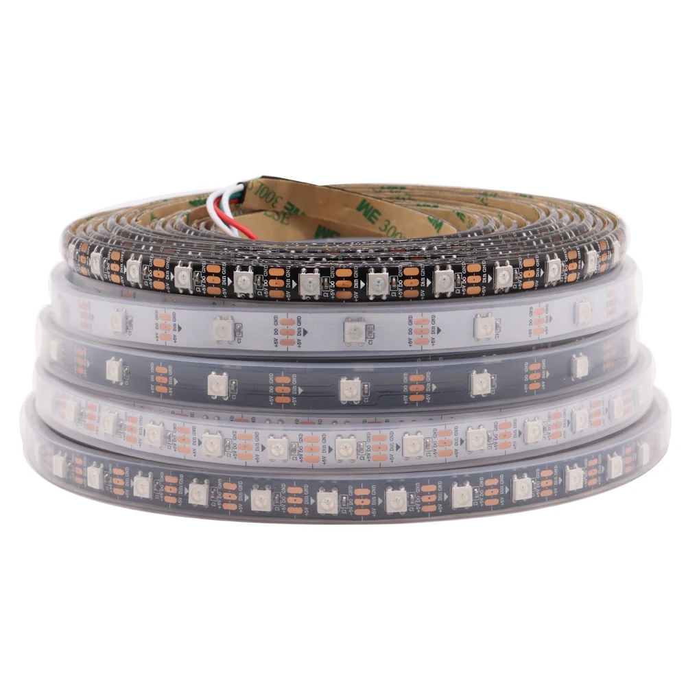 

Xnbada RGB светодиодная лента WS2812 30/60/144 LEDs/m DC5V/DC12V