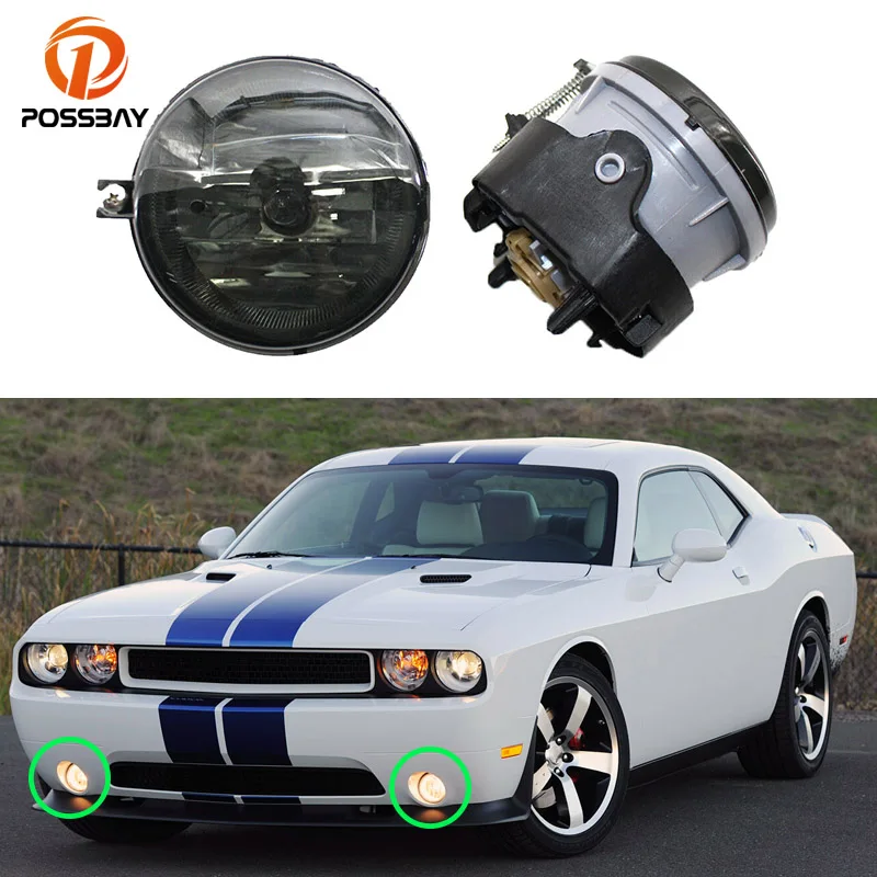 Car Front Bumper Left/Right Fog Lights Smoke Lamps Parts for Dodge Charger Avenger Caliber Challenger Nitro/Jeep Compass Patriot