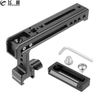 top side cheese handle grip nato rail handgrip arri 14 cold shoe mount for balance adjustable camera cage rig monitor lights
