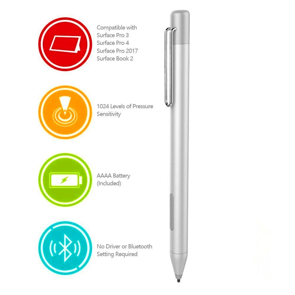 4096 высокое качество емкостный сенсорный стилус карандаш для поверхности 3 Pro 4 5 6 Go
