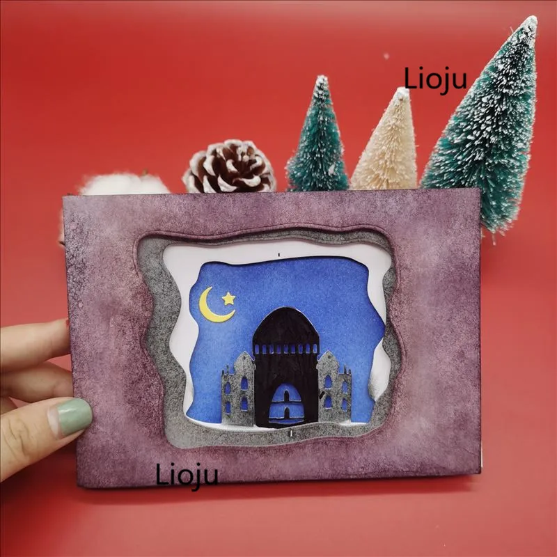 Металлические Вырубные штампы для поклонения форма вырезания церковной формы