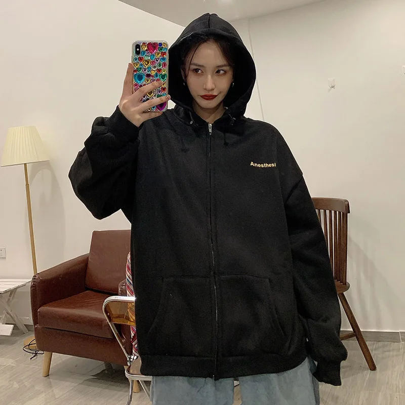

Cotton 2021 autumn Korean of the new thin cardigan zipper long sleeve sweater women's baseball uniform jacket women's clothing