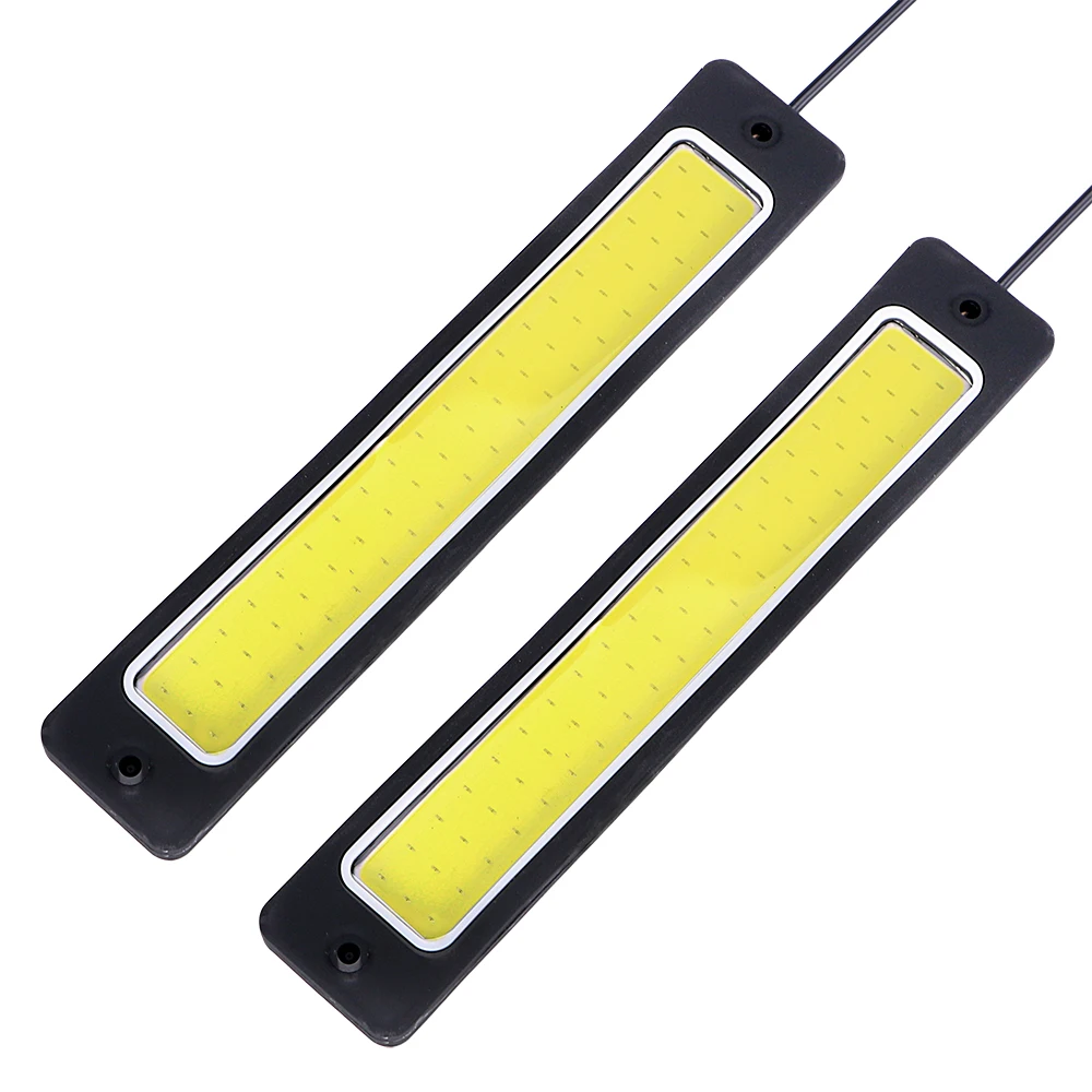 LEEPEE 2 шт. дневные ходовые огни светильник светодиодный тумана гибкие COB фонарь