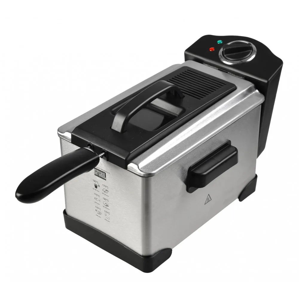 Профессиональная фритюрница GFF M2500 Master Cook съемная чаша 2.5 л. высокая мощность