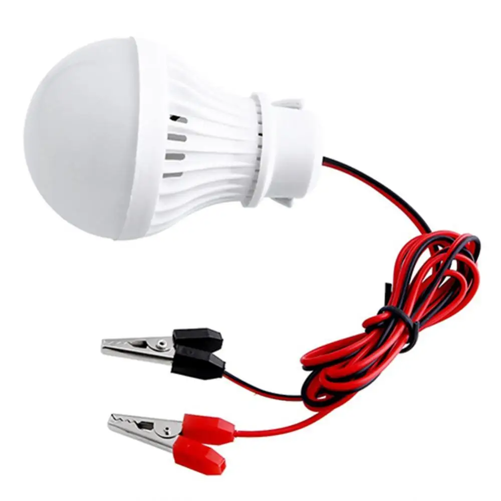 

Portable 12V 5W LED Bulbs for Camping Solar Hunting Emergency Clip Light
