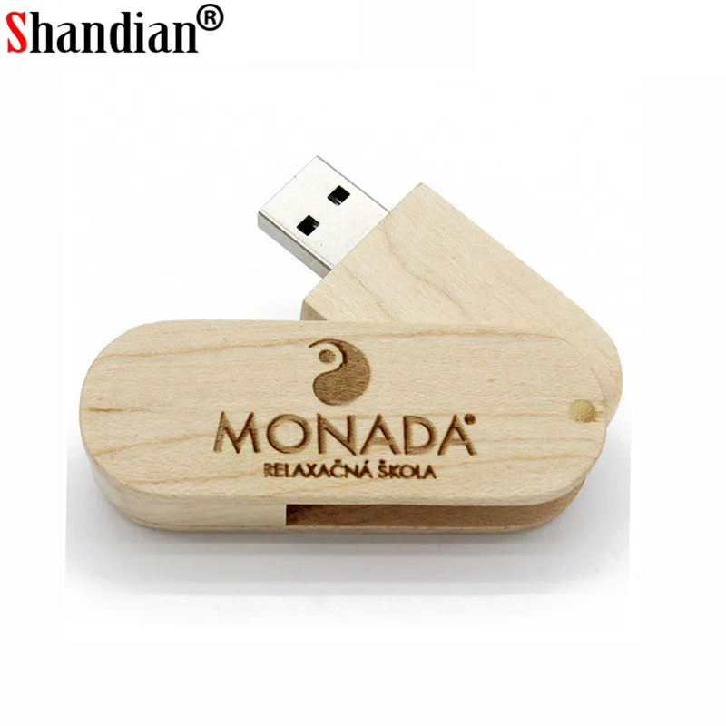 SHANDIAN деревянный флеш накопитель 4 ГБ 16 32 64 ГБ|USB флэш-накопители| |