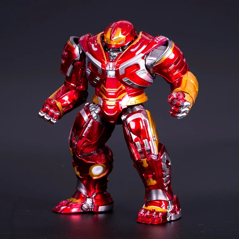 disney the avengers iron man glowing anti hulk armor model super hero action figure collection model statue toys for childrens free global shipping
