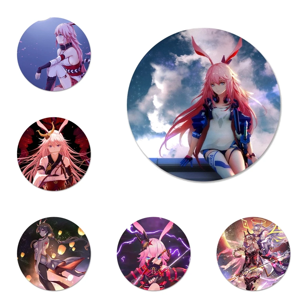 

Значки Honkai Impact 3, аксессуары для одежды, рюкзака, декоративный подарок