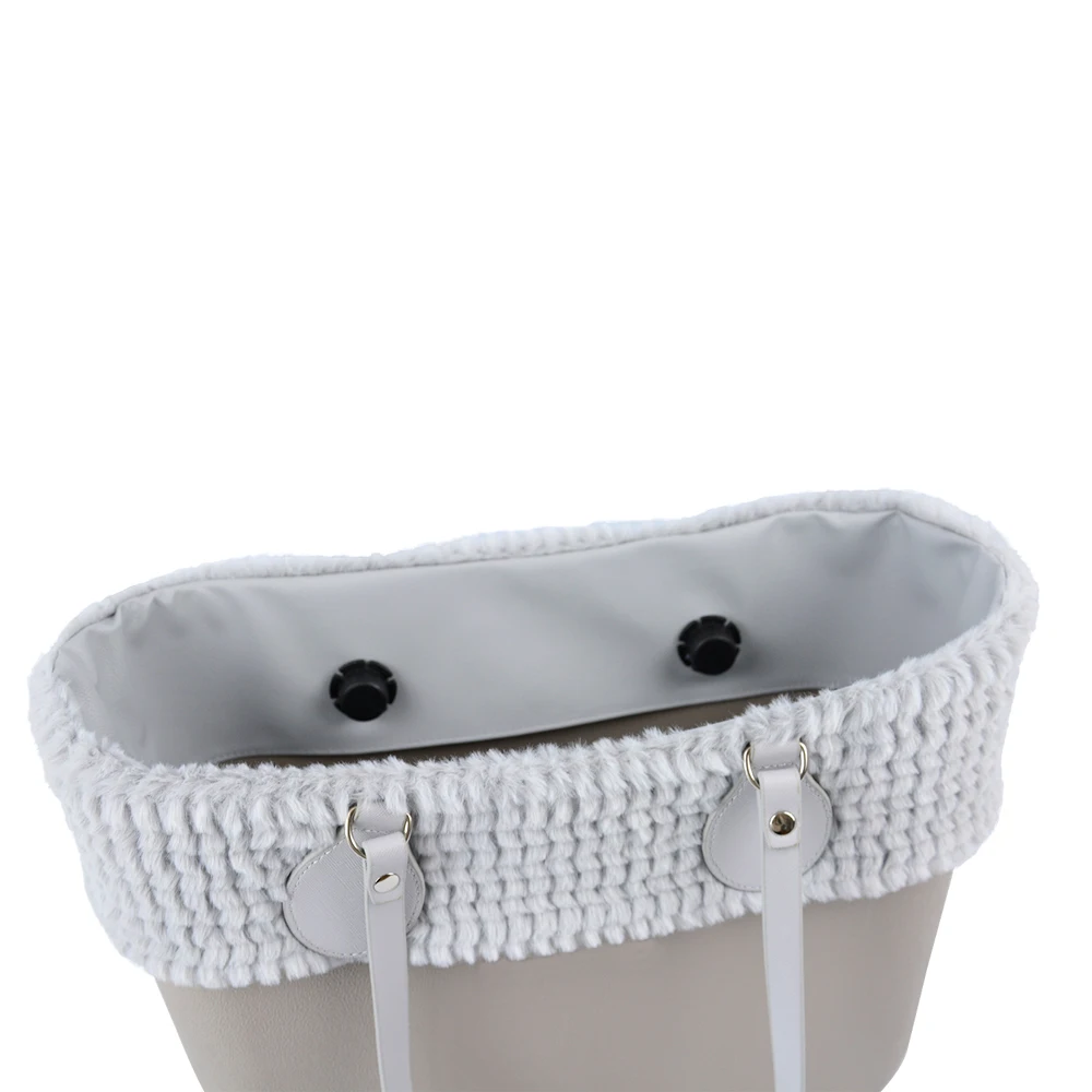 Зимняя и осенняя Классическая мини-сумка карамельного цвета с узором теплая