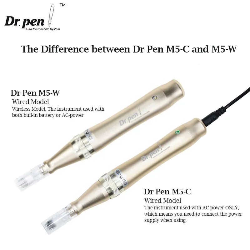 Electric Wireless Dr pen M5 Rechargeable Auto Derma Machine Micro Rolling System Therapy Pen anti aging Scar Removal | Красота и