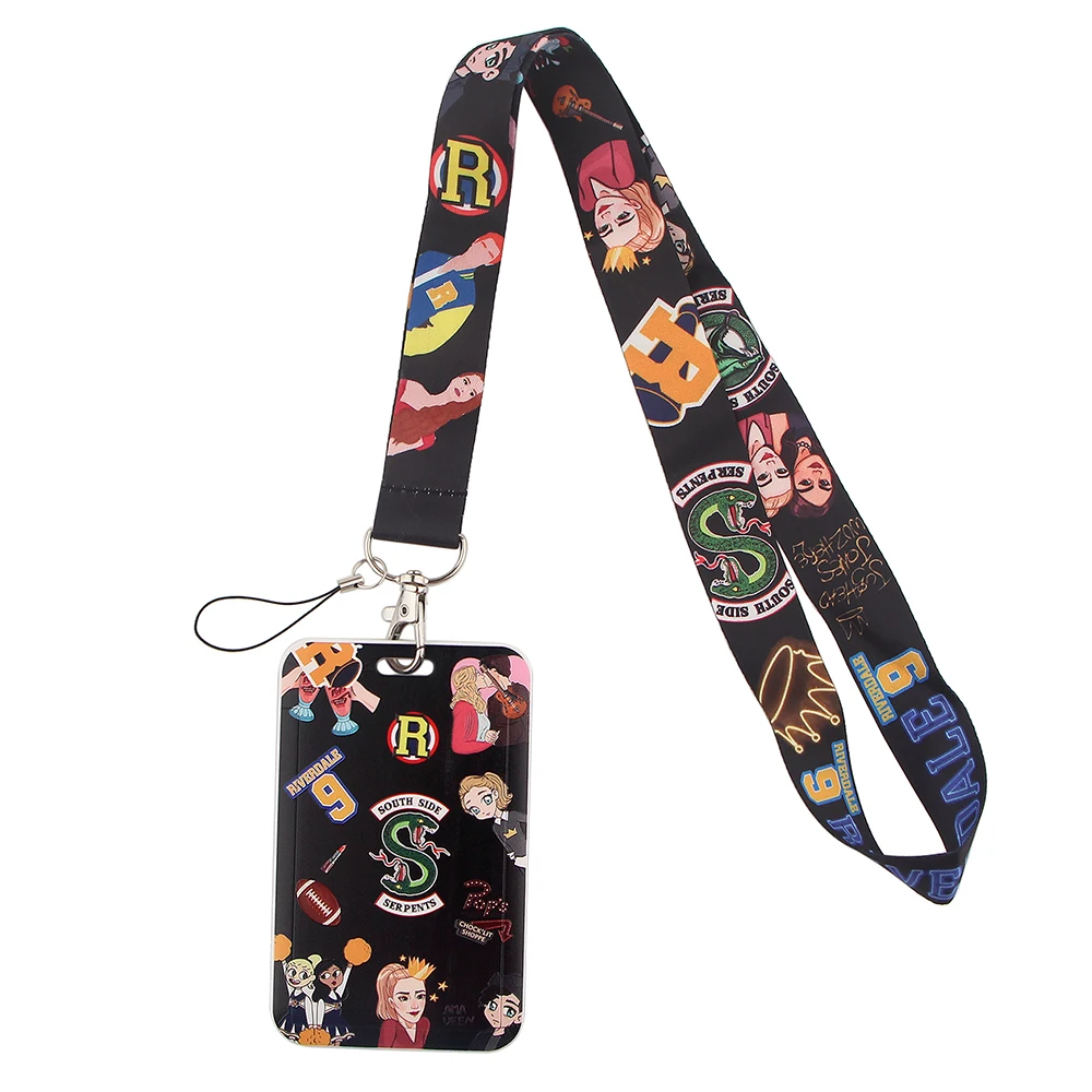 

DZ1681 TV Series Lanyard Credit Card ID Badge Holder Key Ring Bag Student woman Travel Bank Bus Business Card Cover Keychain