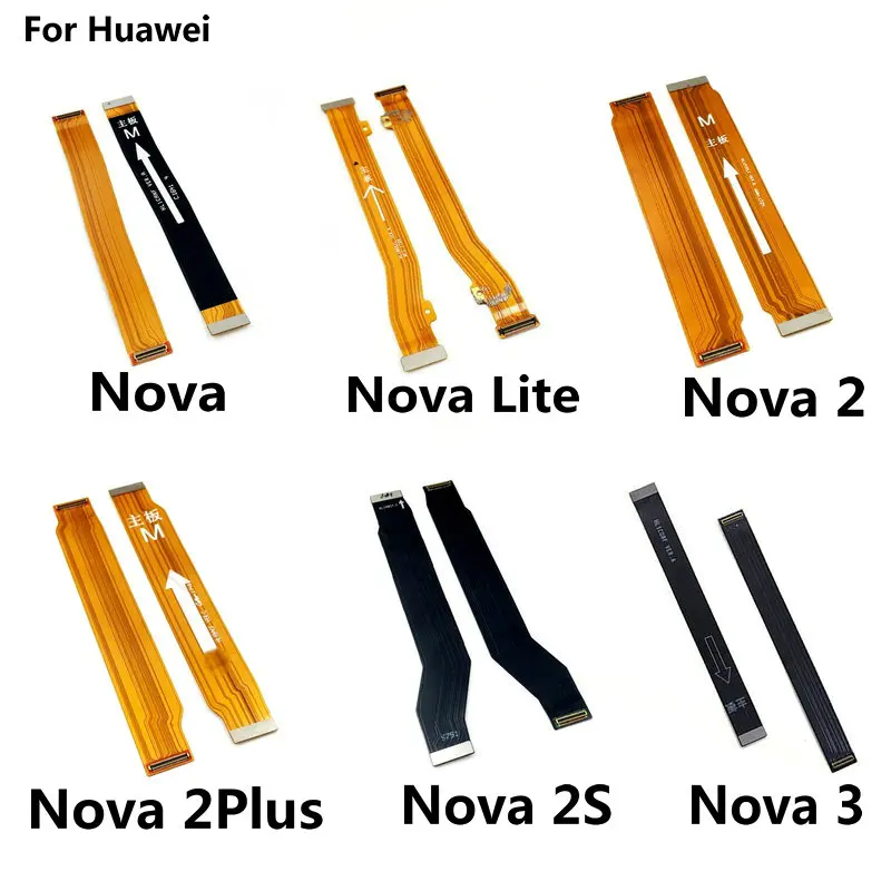 Новая материнская плата с гибким кабелем для Huawei Nova 5i 5 4e 4 3 3i 3e 2 2S 2i Plus Lite 2017