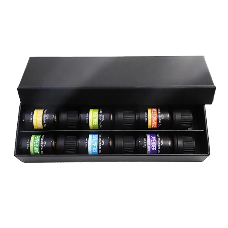 

6pcs 10ml Essential Oils Set for Aroma Aromatherapy Diffusers Humidifier Q1QD