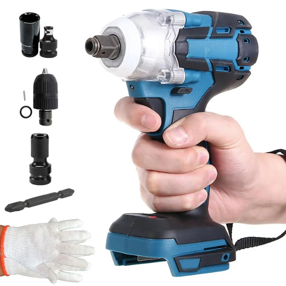 18V электрическая бесщеточная インパクトレンチマキタバッテリー bl1840 bl1850 bl1850b адаптируется