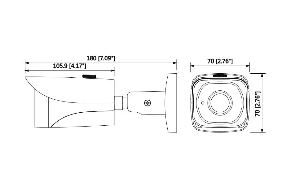 Сетевой видеорегистратор Dahua IP Камера 2MP IPC-HFW4231E-SE безопасности WDR IR круглые